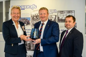 Stainless Metalcraft (Chatteris) Queen’s Award ulie-Spence-presents-the-Queensb-Award-for-Enterprise-to-Martin-Johnson-and-Martin-Lawrence-of-Stainless-Metalcraft